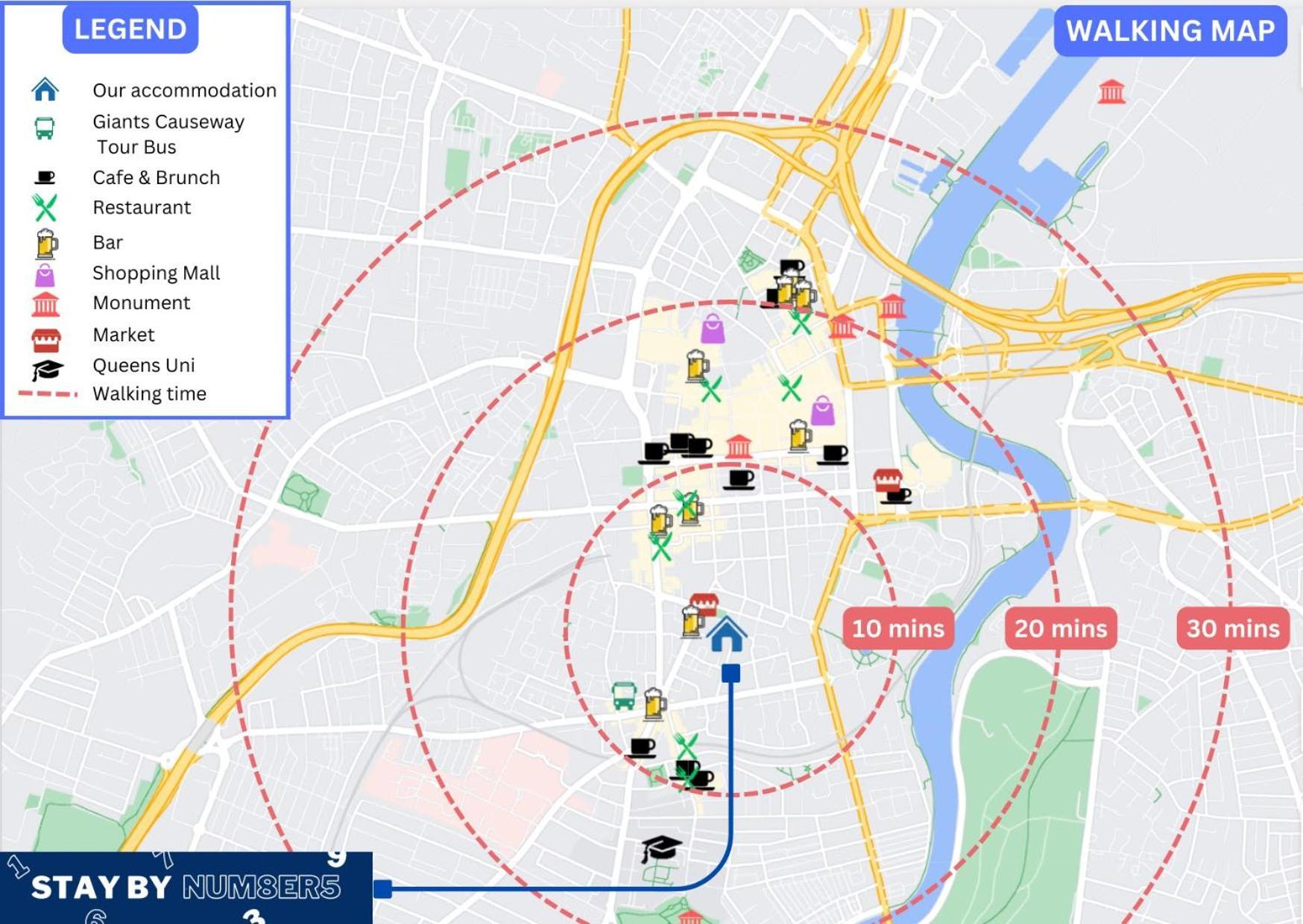 Staybynumbers - Belfast City Centre & Parking Экстерьер фото